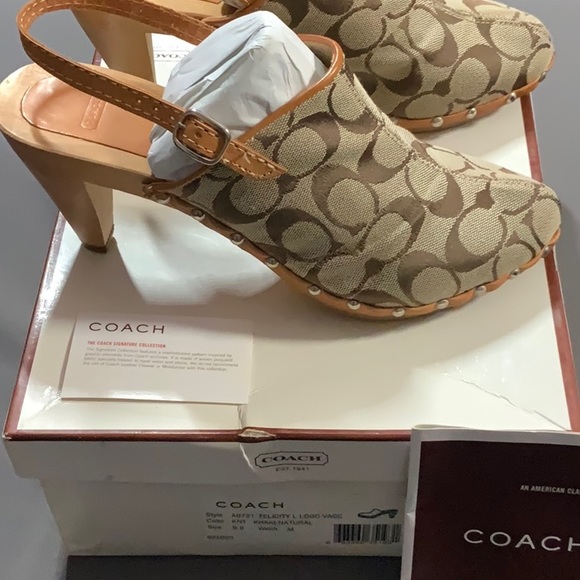 NEW Coach Felicity LRG C Logo Signature Natural Khaki Authentic Custom 9 - Picture 7 of 13